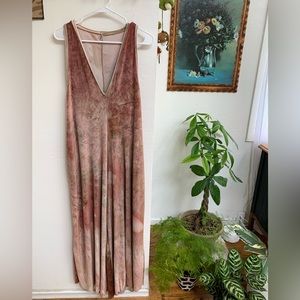 Sinew Moon 🌷 Saturdays Child Bamboo Velvet Jumpsuit in Lichen.